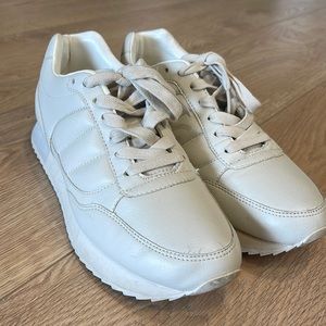 Zara basic off white sneakers
